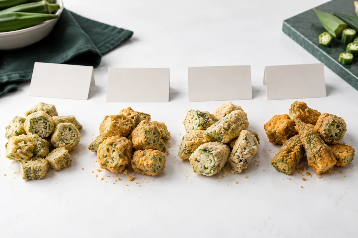 Start With the Package: Breaded Okra Products Differ