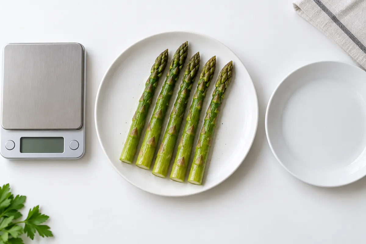 What counts as one serving of asparagus?
